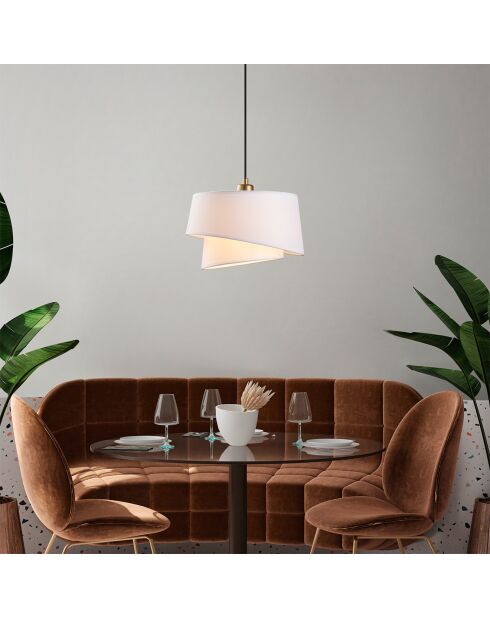 Suspension Stage blanche - 30 cm