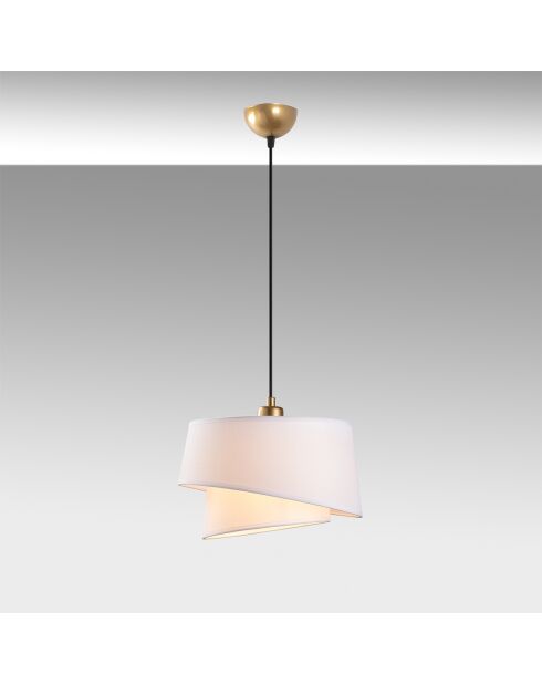 Suspension Stage blanche - 30 cm