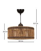 Suspension BK026 écrue - 22/62 cm