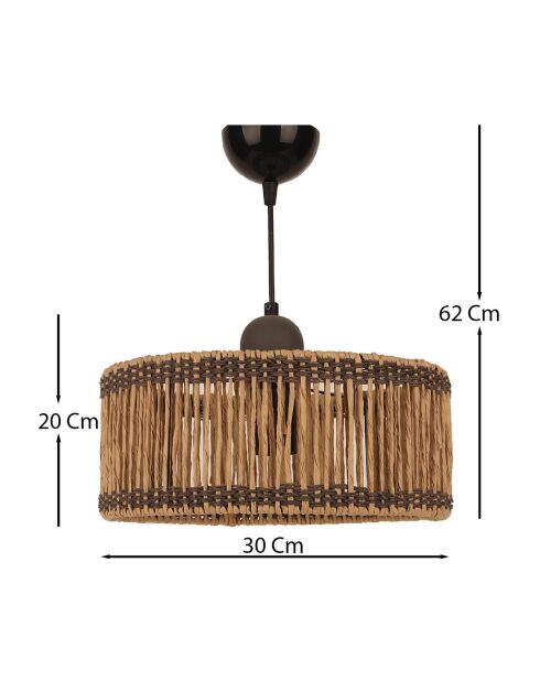 Suspension BK026 écrue - 22/62 cm