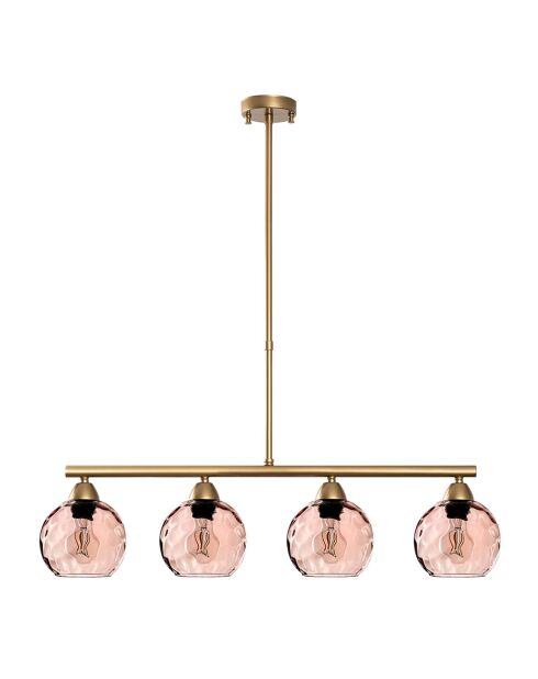 Lustre Benek doré - 80x15x80 cm