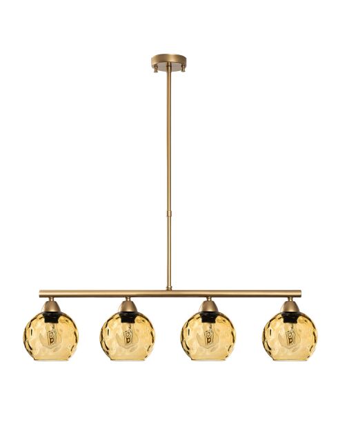 Lustre Benek doré - 80x15x80 cm