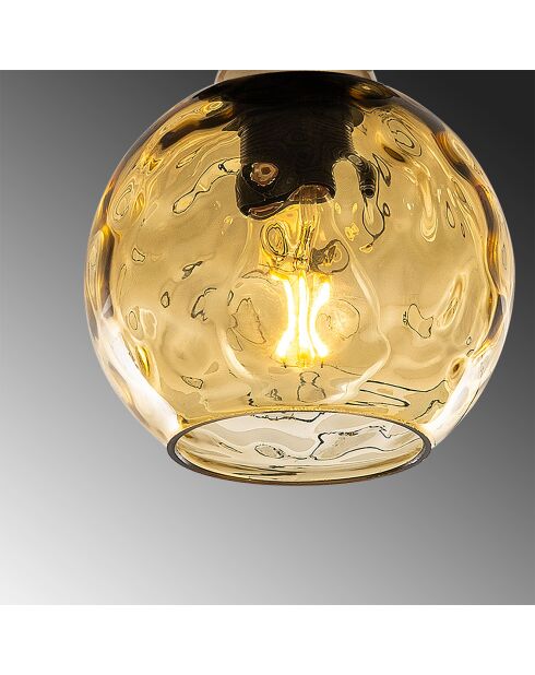 Lustre Benek doré - 80x15x80 cm