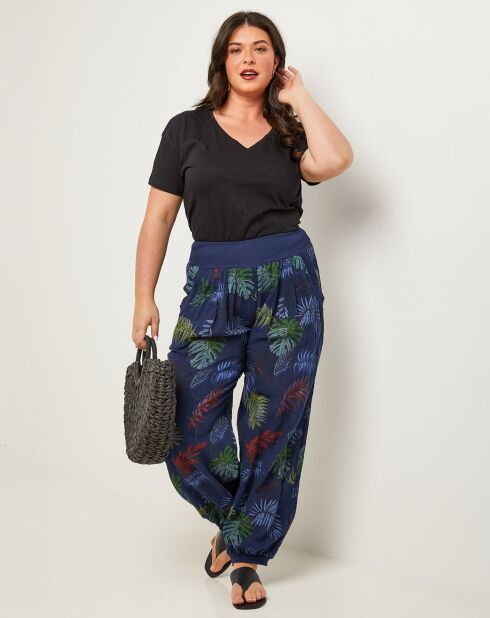 Marineblauwe broek Lina