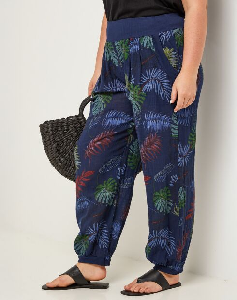 Marineblauwe broek Lina