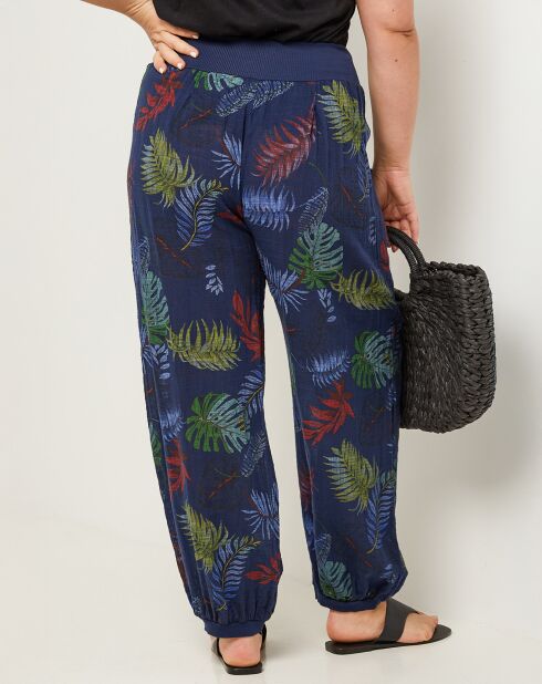 Marineblauwe broek Lina