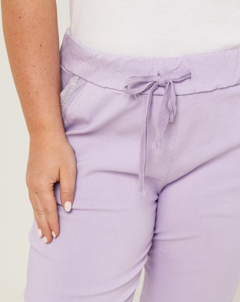 Pantalon Apolline lilas