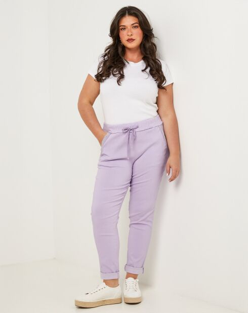 Pantalon Apolline lilas