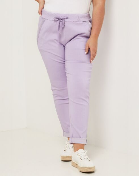 Pantalon Apolline lilas