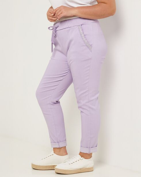 Pantalon Apolline lilas