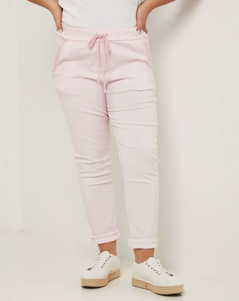Pantalon Apolline rose