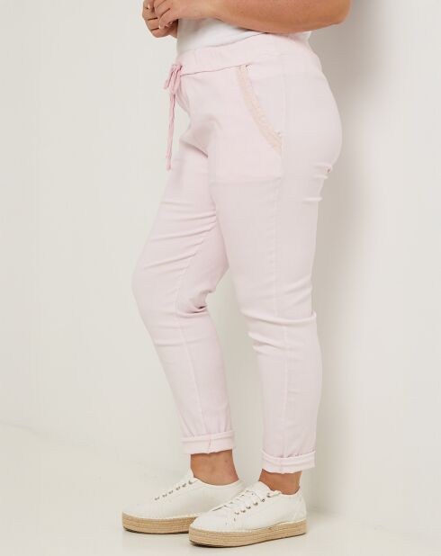 Pantalon Apolline rose