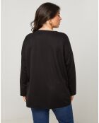 Pull Rose noir