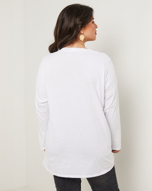 Top bianco in Agathe