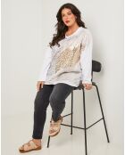 Top Agathe blanc