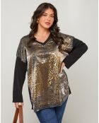 Top Agathe noir