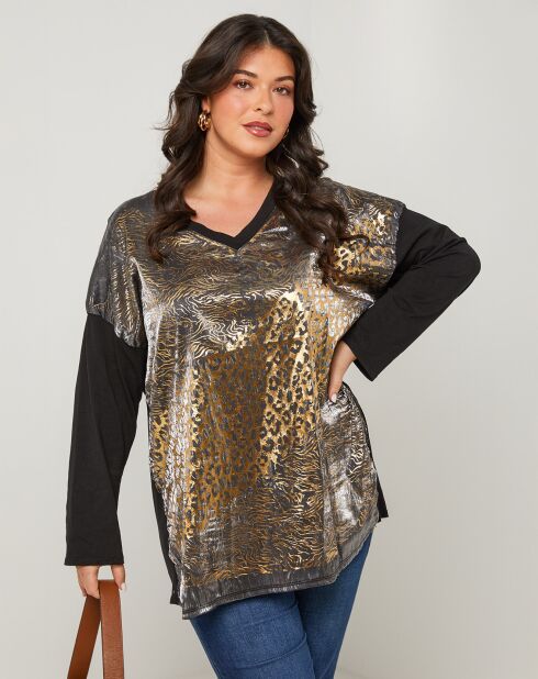 Top Agathe noir