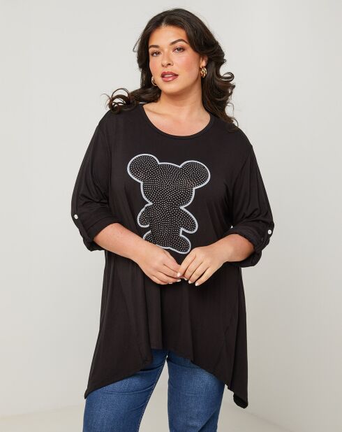 Top Inès noir