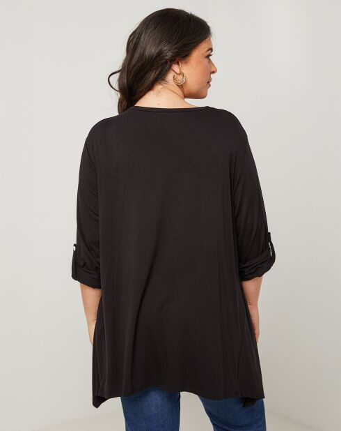 Top Inès noir