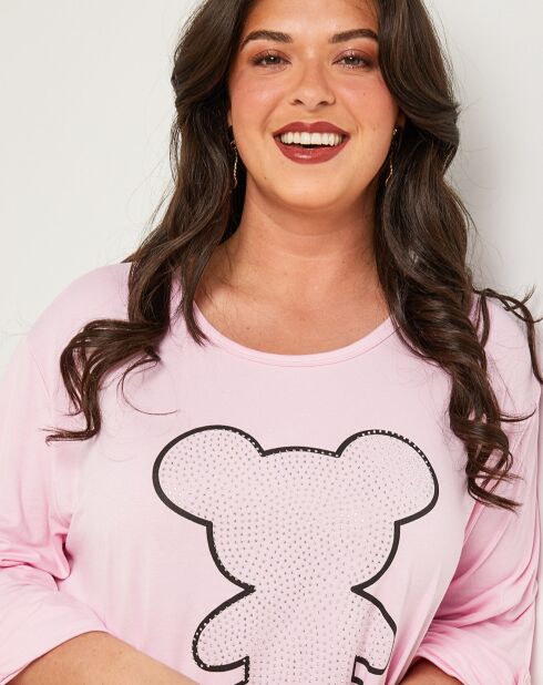 Inès rosafarbenes Top