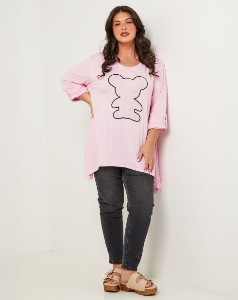 Top Inès rose