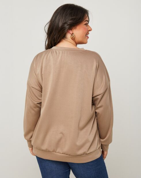Pull Mia taupe