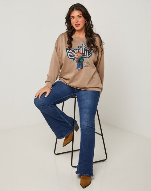 Pull Mia taupe