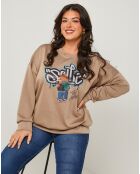 Pull Mia taupe