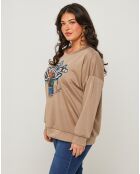 Pull Mia taupe