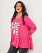 Top Julia fushia