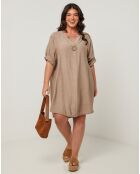 Robe Théa taupe