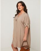 Robe Théa taupe