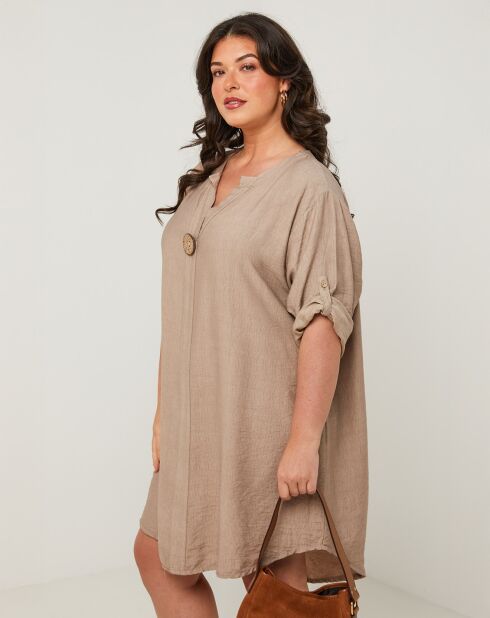 Robe Théa taupe