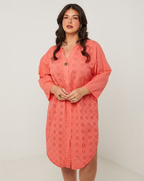 Robe Anna corail