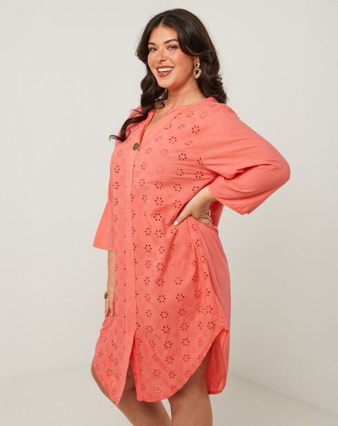 Robe Anna corail