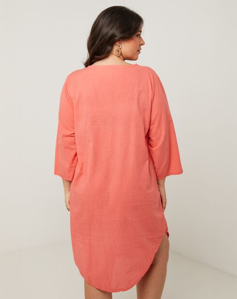 Robe Anna corail