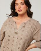 Robe Anna taupe