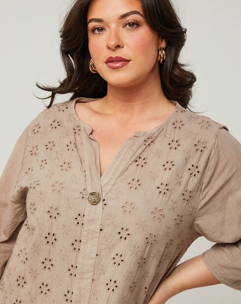 Robe Anna taupe