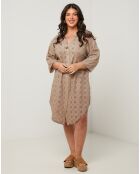 Robe Anna taupe