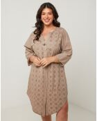 Robe Anna taupe