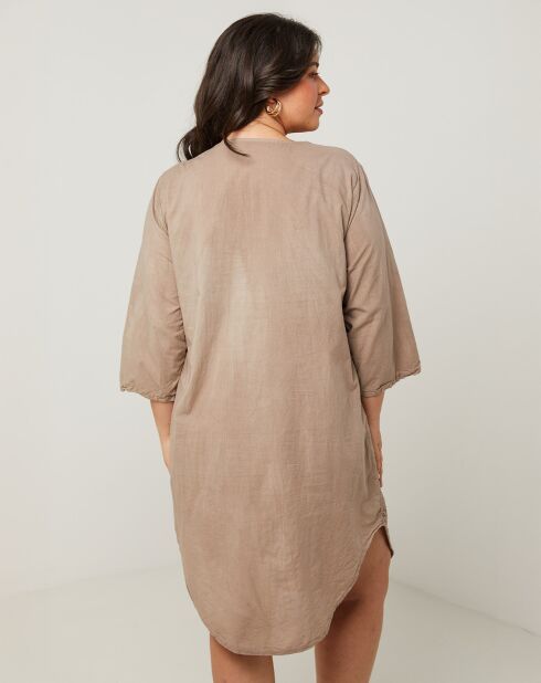 Robe Anna taupe