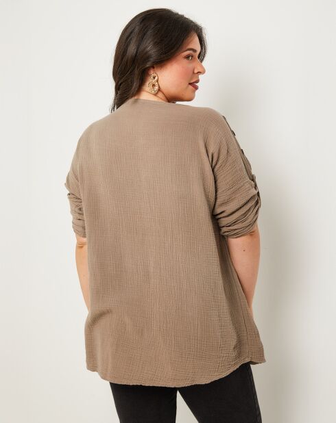 Top Lina taupe