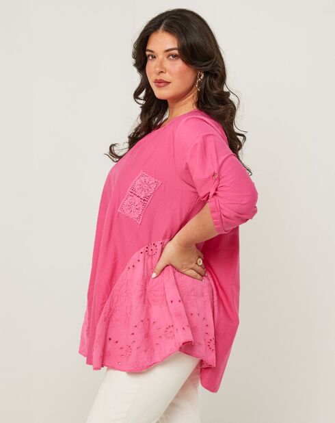 Top Lou fushia
