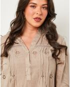 Tunique Emy taupe
