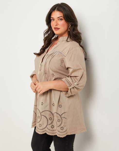 Tunique Emy taupe