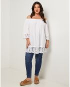 Top Capucine blanc