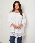Top Capucine blanc