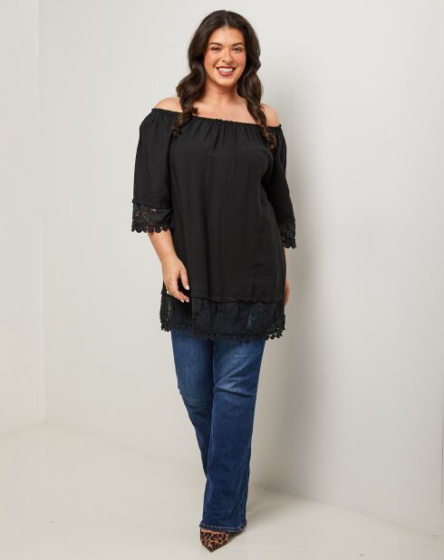 Top Capucine noir