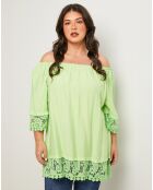 Top Capucine vert