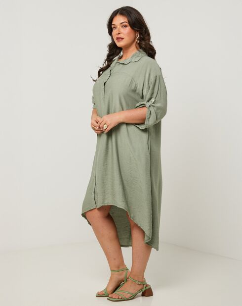 Khaki-Kleid Chloé